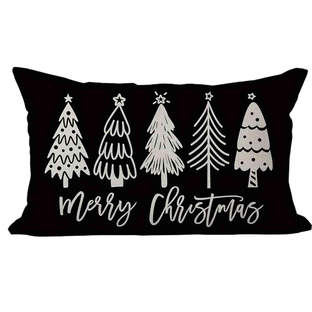 1PC Christmas Themed Printed Pillows Double-sided Printed Square Pillowcases For Home Decoration Christmas Living Room Sofas