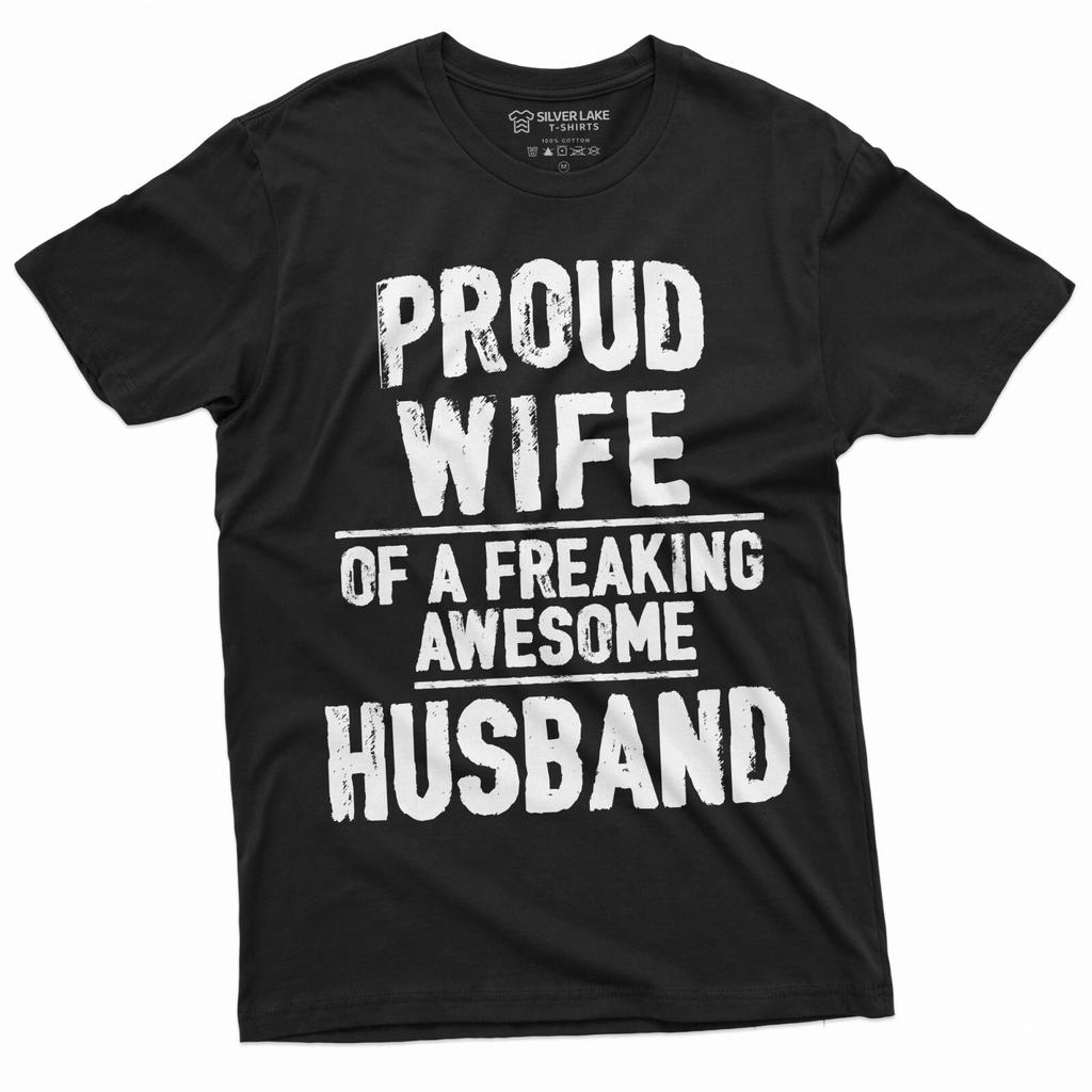 Proud Wife Shirt Valentine's Day Gift For Her Wifey Gift Tee Gift From Husband