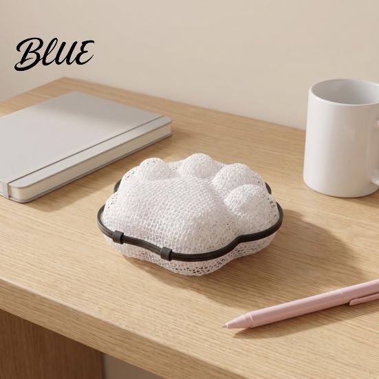 Cat Paw Storage Box Candy Bag 3D Printed PLA Desktop Organizer Hollow Sensory Toys for Anxiety Design with Hanging Buckle Container Decompression