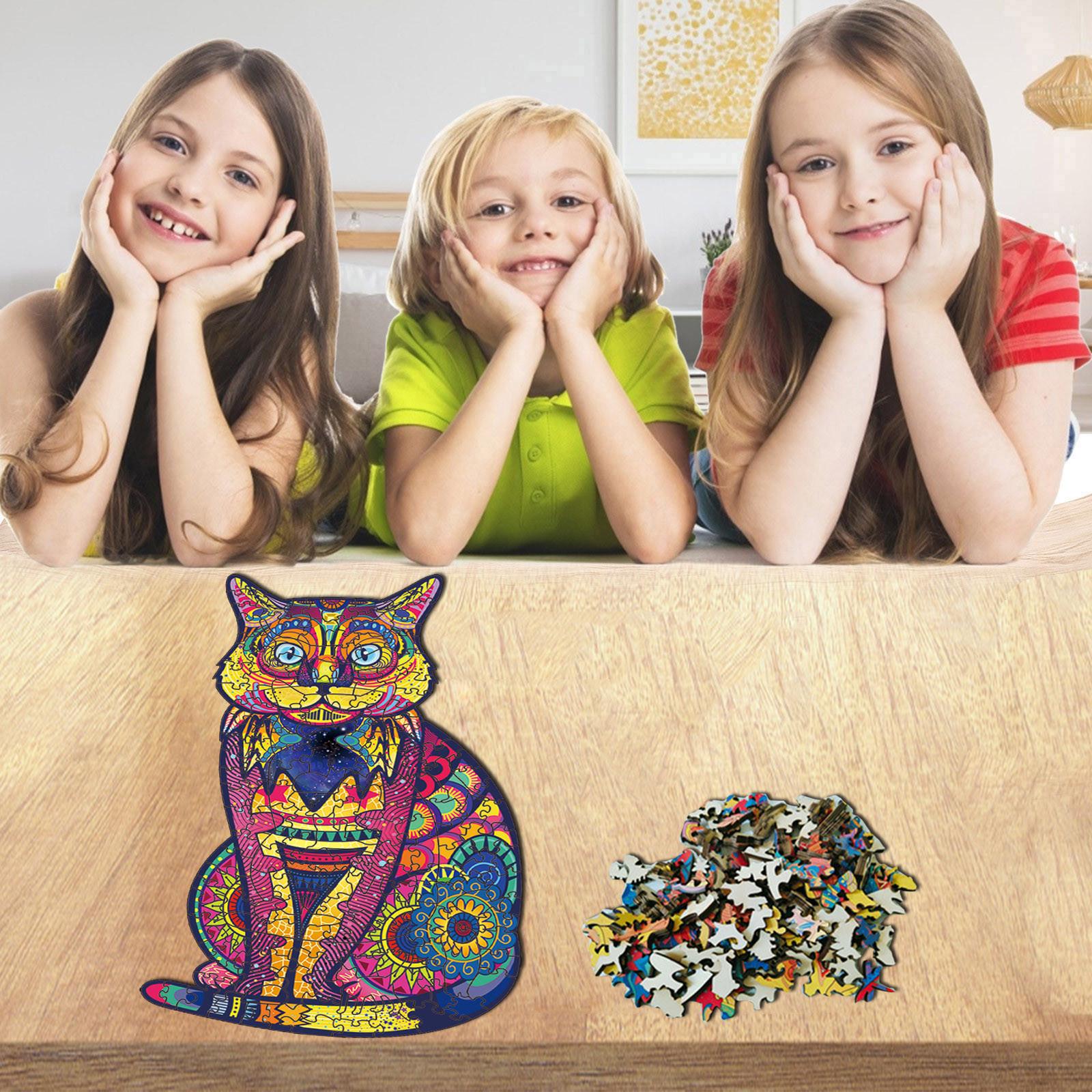 

Wooden Puzzle Unique Shape Pieces Gift For Adults And Kids 200 Pieces