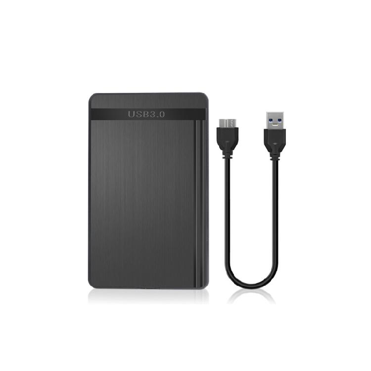 

Slim Portable Hard Disk Case USB3.0 Interfaces Supports 2.5 SSDs Mechanical Drive Shock Resistant Housing 1