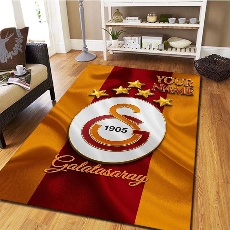 Galatasaray S Custom Name Carpet Rug for Living Room Bedroom Home Sofa Decoration,Kids play Non-slip Floor Mat