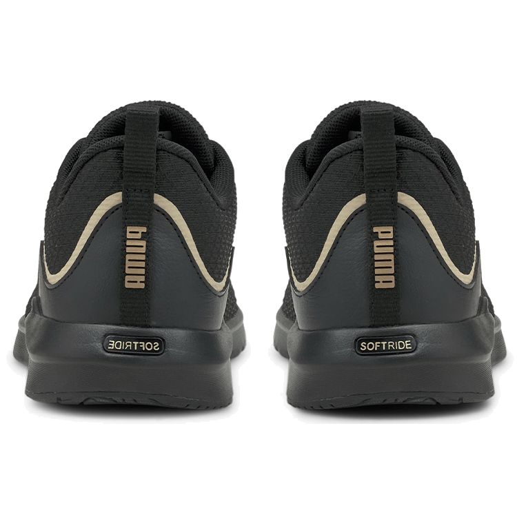 Puma Softride Finesse Black Team Gold Women Sneakers 195086-02