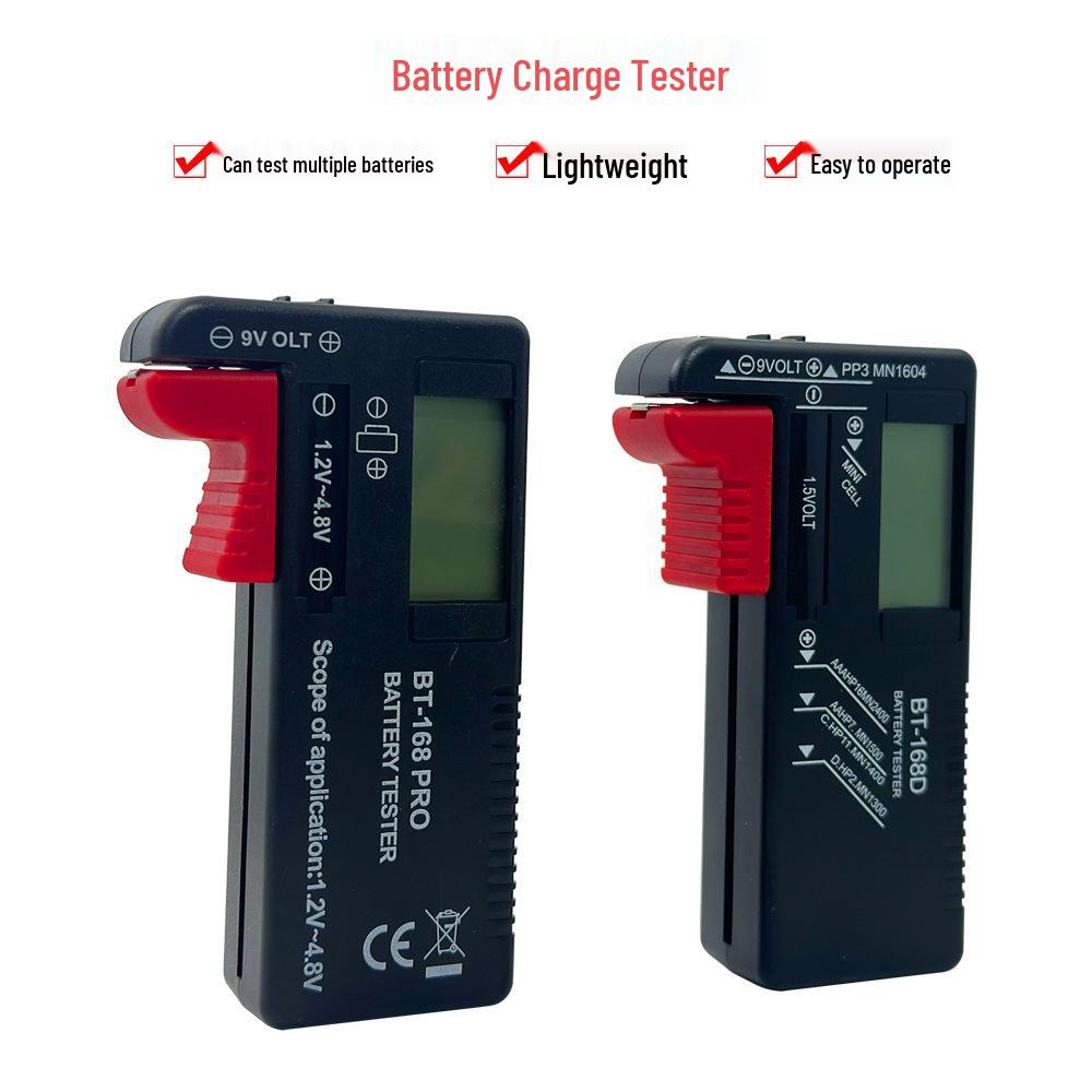 Battery Capacity Meter: Power Level Display & Tester