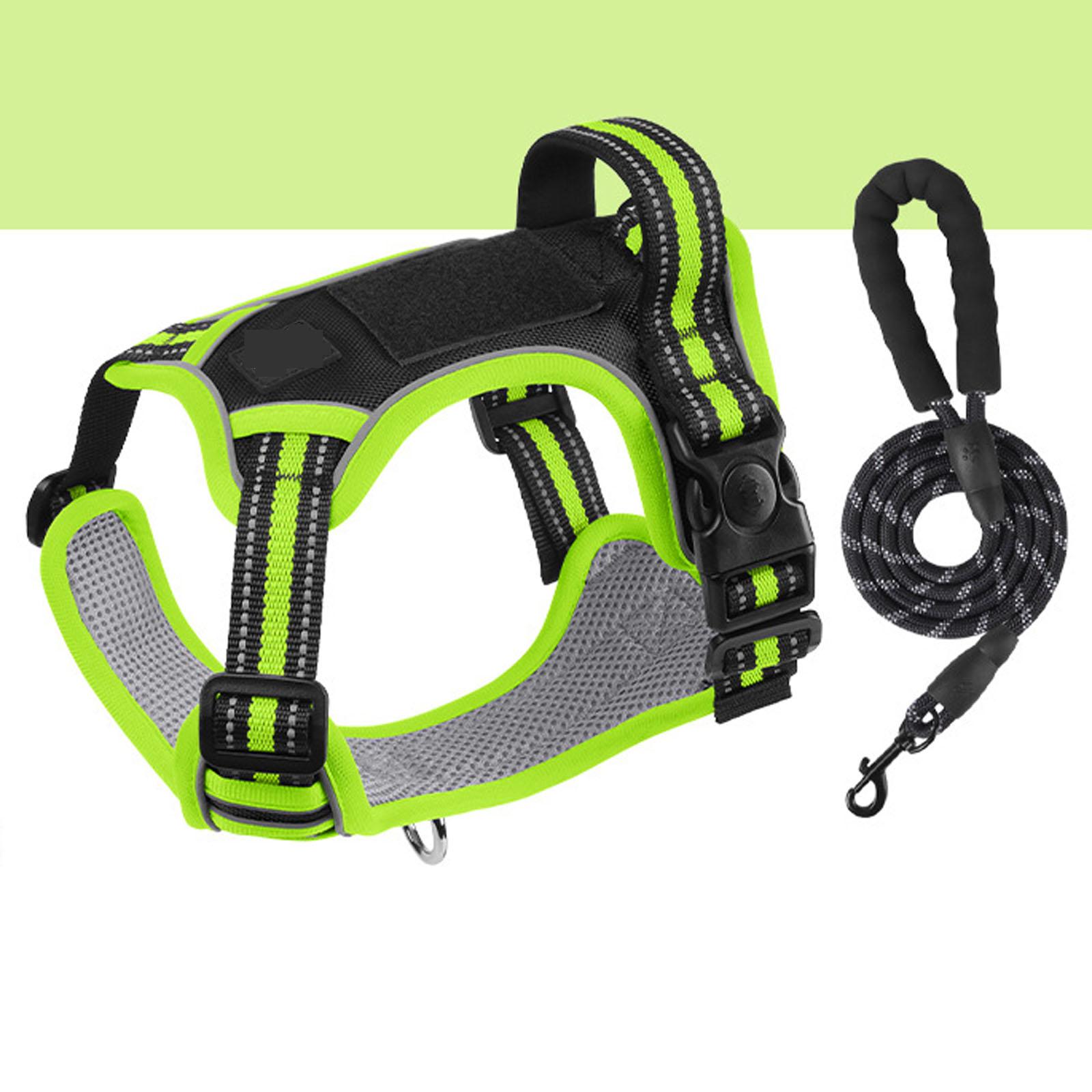 

Outdoor Dog Leash Set Multi-Color Explosion-Proof Breathable Pet Walking Gear S