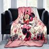 1pc Minnie Printing Blanket - Soft, All-Season Throw for Office Blanket,Personalized Gift with Adorable Cartoon Design