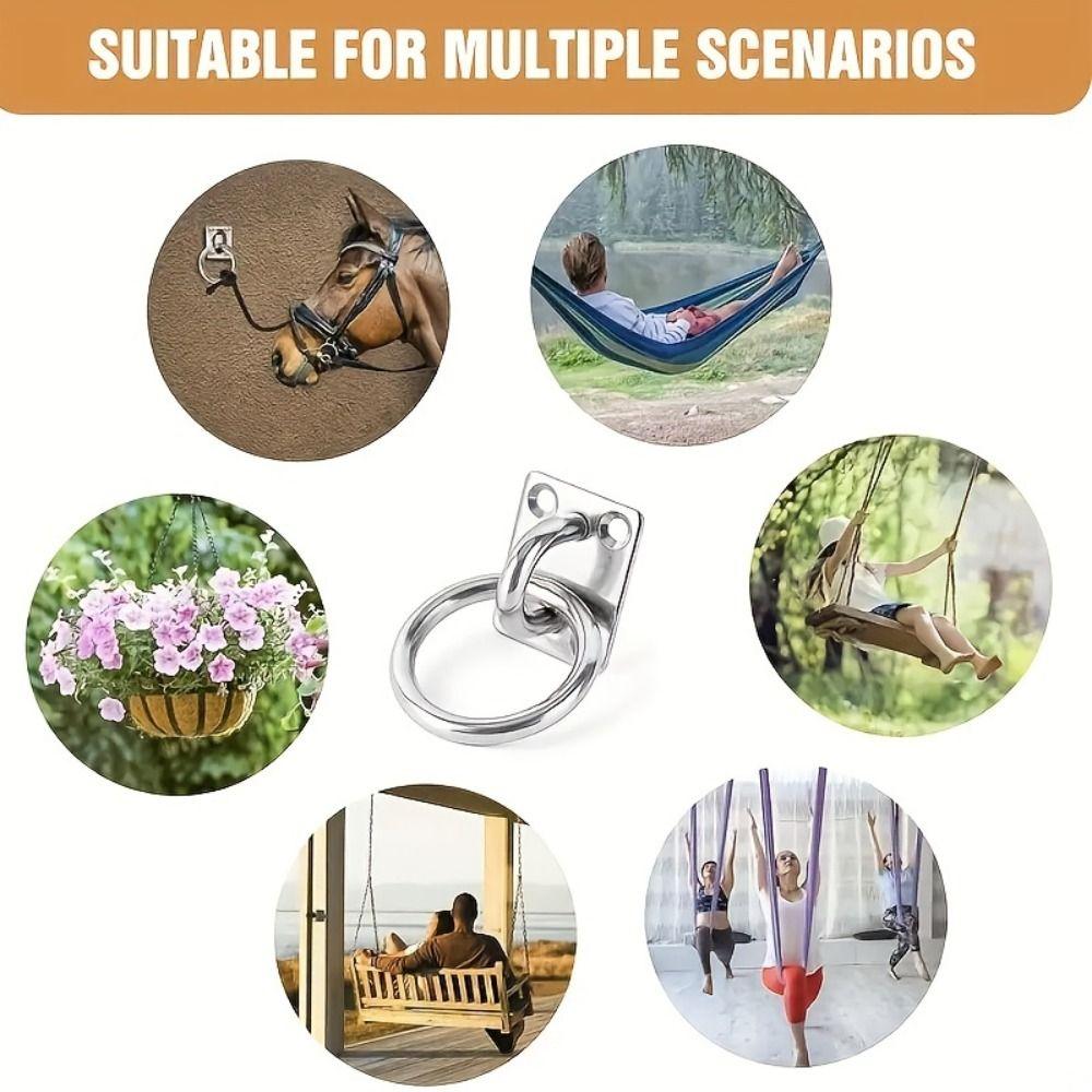 Wall Mounted Eye Hooks Anti-Corrosion Garden Shed Hooks Hardware Marine Hardware  Garden Shed