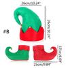 Parent-child Christmas Elf Candy Shoes Hat Christmas Holiday Fancy Dress Parties