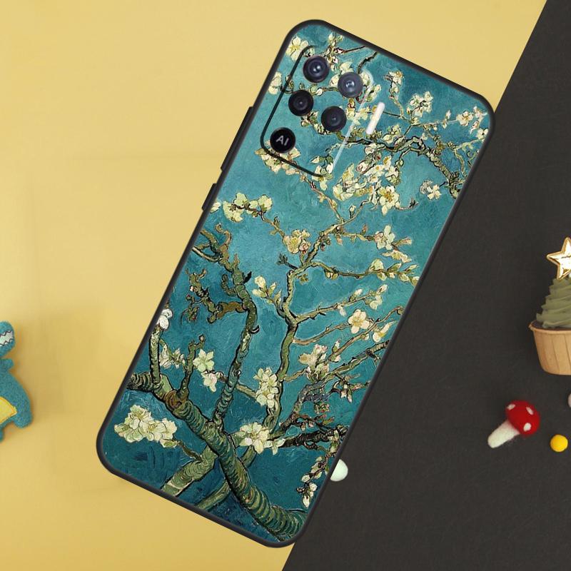 Van Gogh Art Oil Painting For OPPO A79 A58 A78 A98 A53S A57S A54S A74 A94 A17 A77 A5 A9 A96 A76 A16 A52 A72 A15 Case