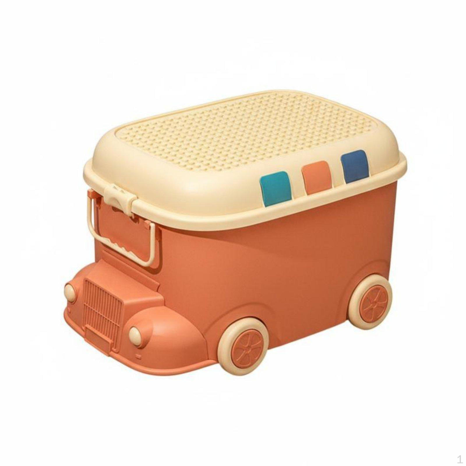 Wheeled Cartoon Storage Box Large Capacity