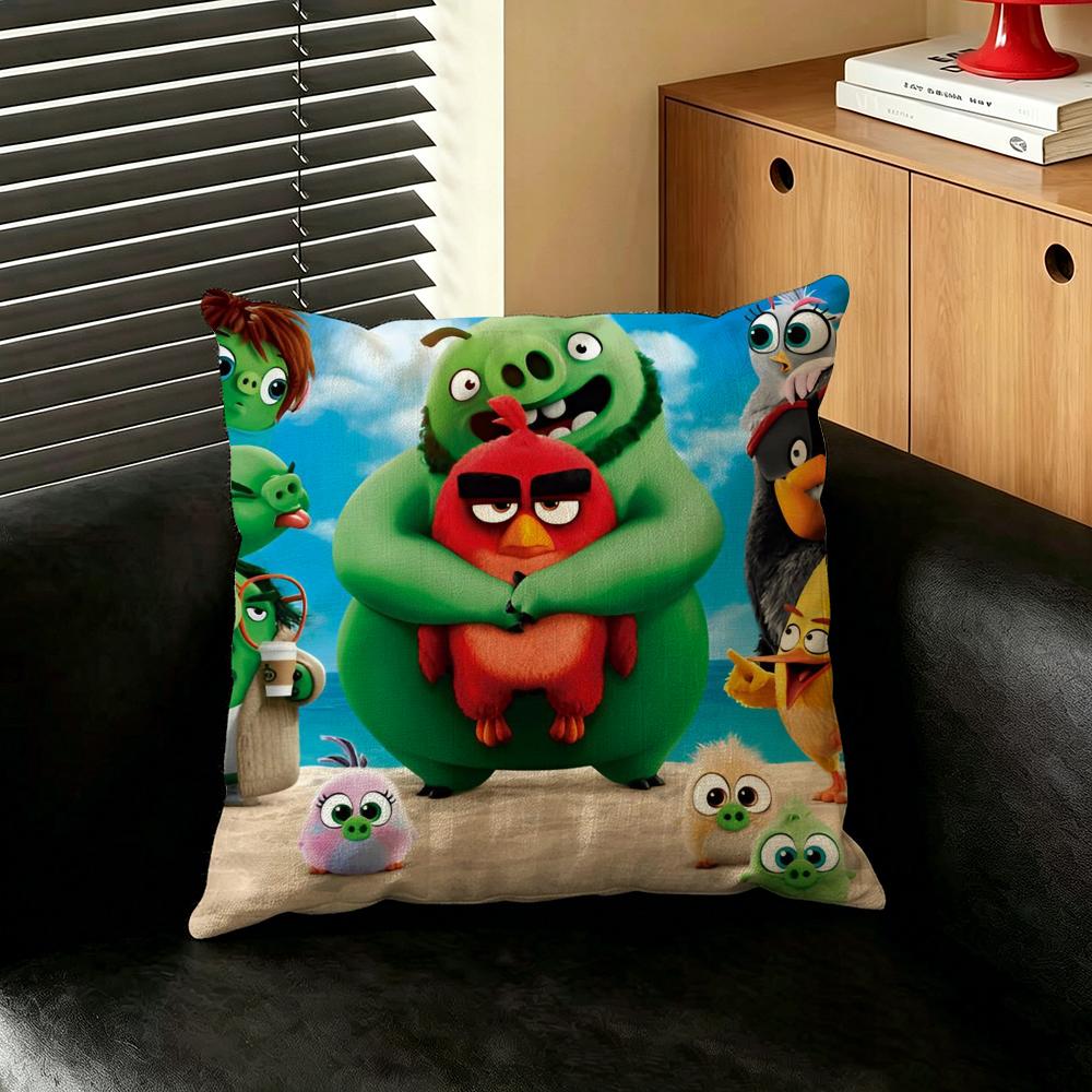 Movie TThe AAngry BBirds Cushion Cover Creative pillowcases for interior decoration office living room home Car hot