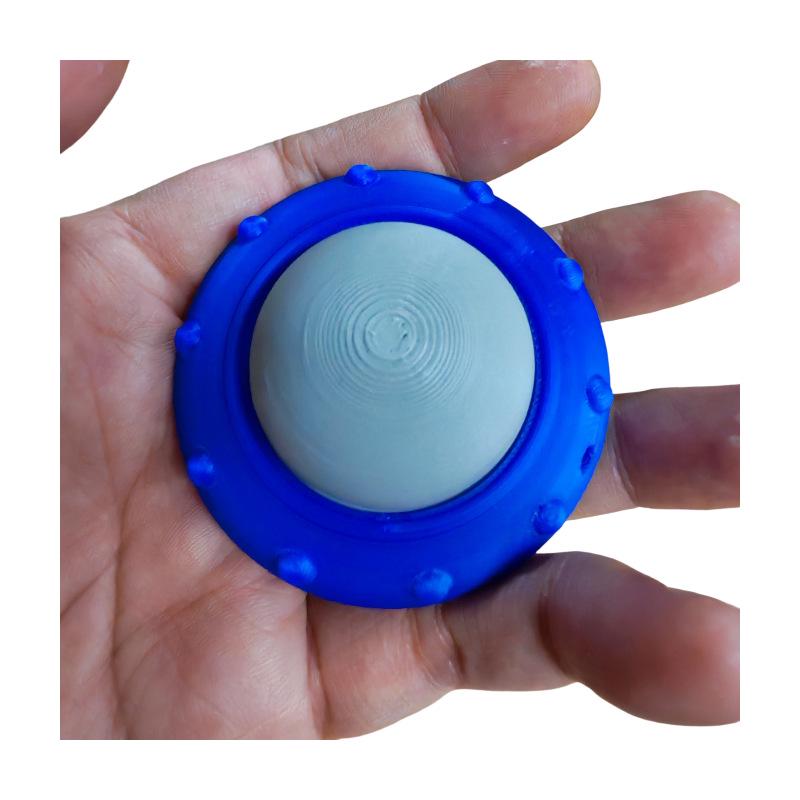 UFO Decompression Mini Squeezable Pendant with Bearing, Alien Spaceship Design