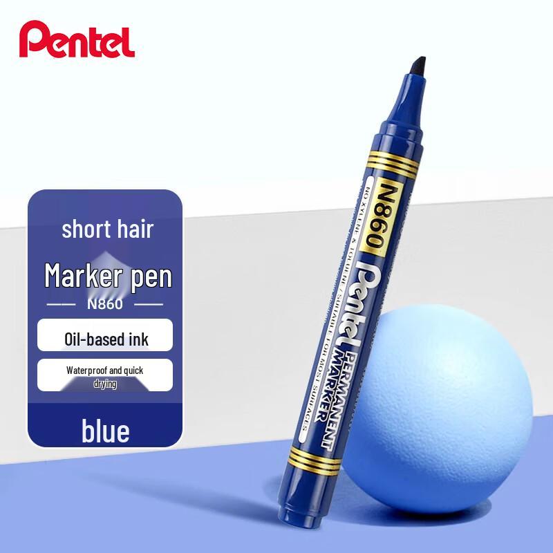 Pentel N860 Quick-Dry Oil-Based Flat Head Marker
