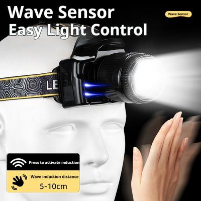 Head Led Light HeadLight Rechargeable Head Torch Light Led Head Work Flashlight Super Bright Waterproof Headlamp for Hunting