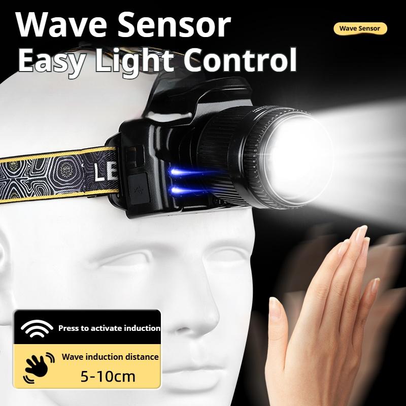 Head Led Light HeadLight Rechargeable Head Torch Light Led Head Work Flashlight Super Bright Waterproof Headlamp for Hunting