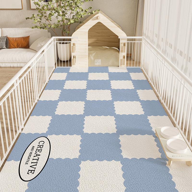 Cute Cartoon Waterproof Non-Slip Floor Mat Easy To Clean Durable Stain Resistant Pet Mat For Home And Office Use