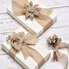 4 cm breites farbiges Imitationshanf-Band mit Drahtkante für DIY-Weihnachtsdekorationen