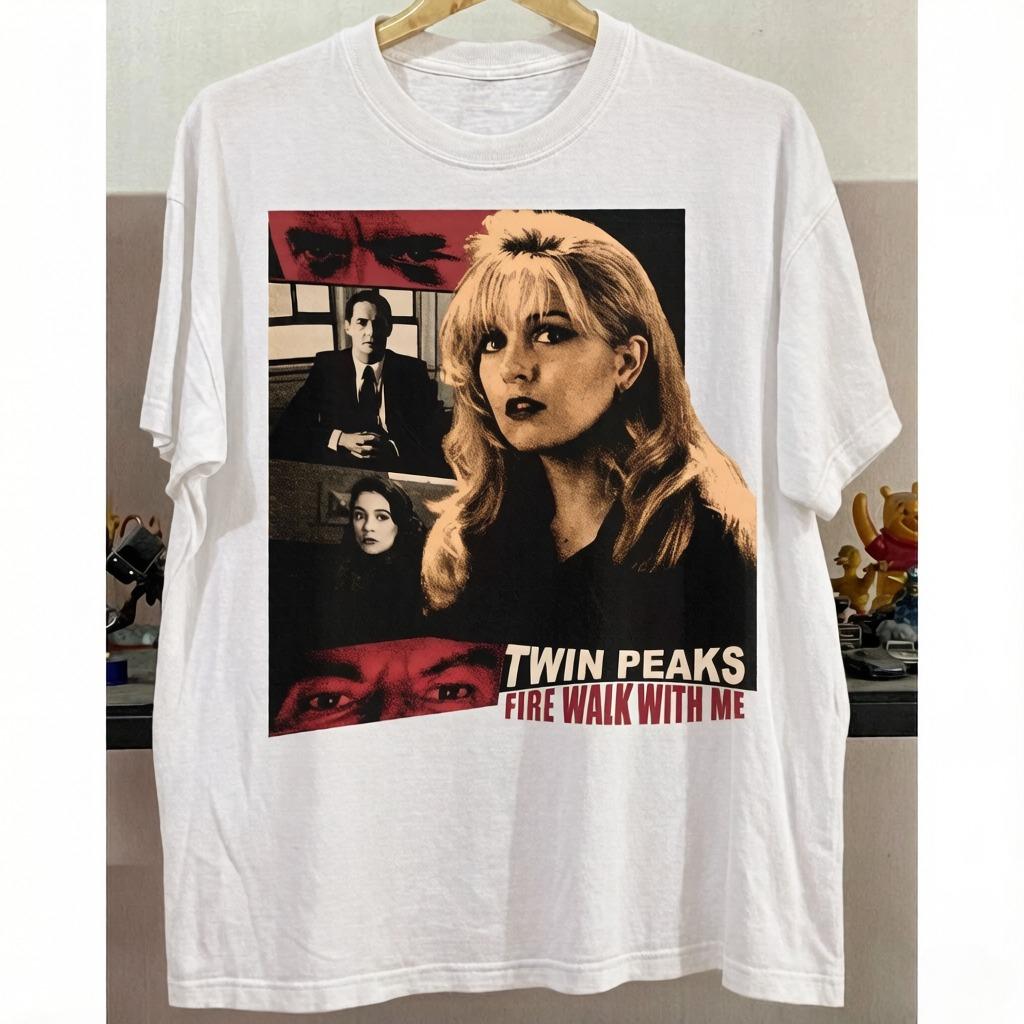 Jaws Movie Poster Inspiration Neutral Black Tshirt Four Seasons Unisex and Women Pure Cotton Casual Fashion Streetwear M