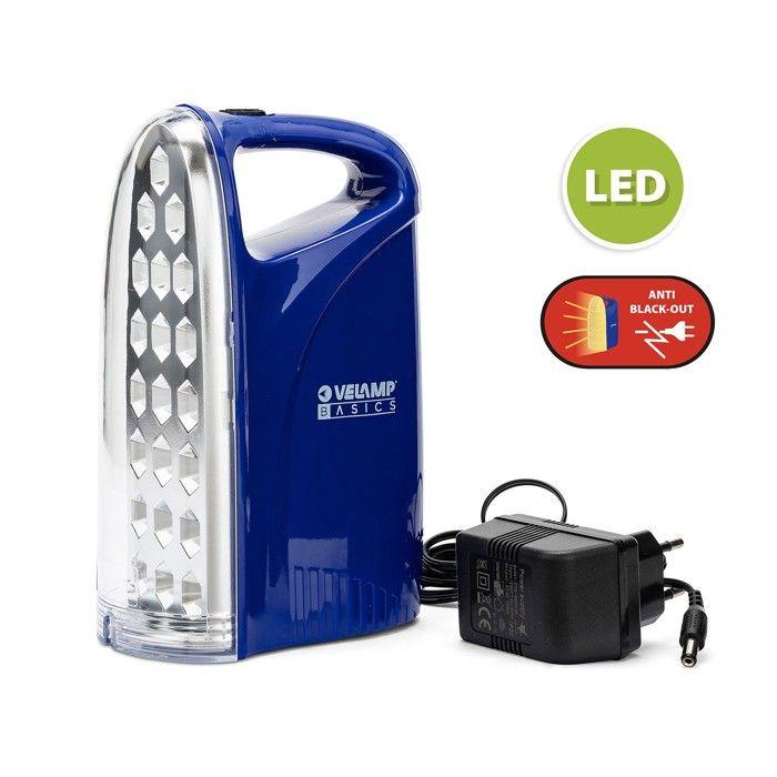 Lampe A Poser - IRON LIGHT: Lampe portable rechargeable LED 250 lumen, anti coupures de courant