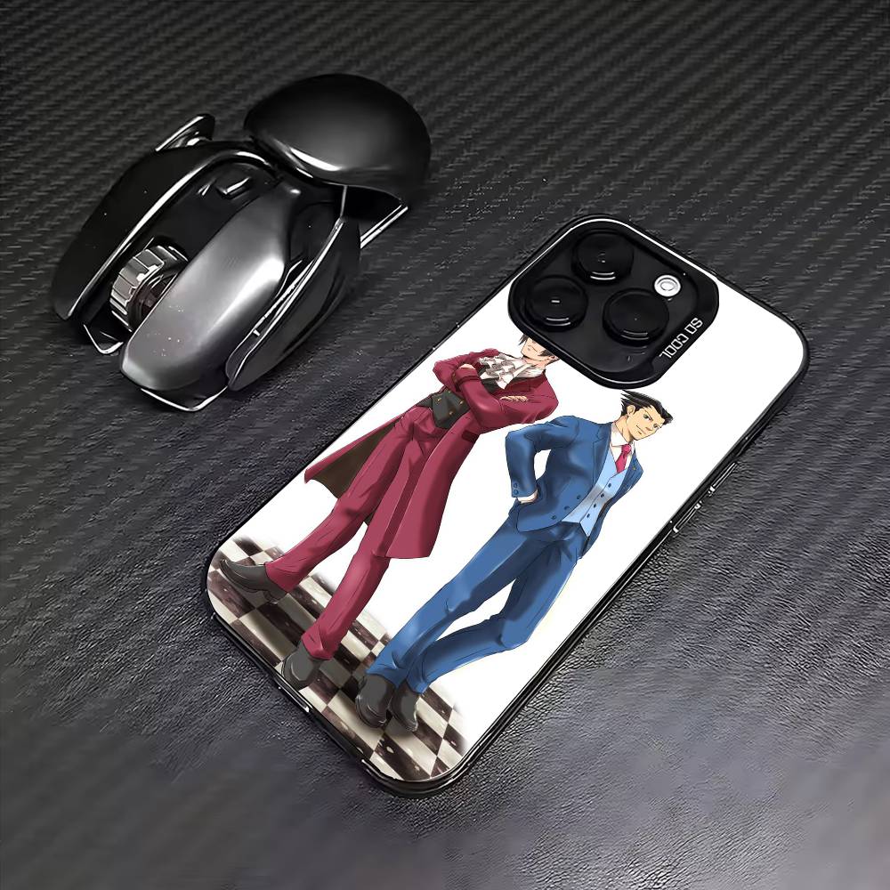 

Чехол для телефона Аниме Ace A- Attorney Для iPhone 17 16e 16 15 14 13 12 11 mini Pro Max X XR XSMAX Air Plus Противоударный Матовый Задняя крышка iPhone XSMax