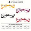 Square Frame HD Reading Glasses for Women - Ultra-Light, Spring Hinges, Ideal for Middle-Aged & Elderly, Standard PD