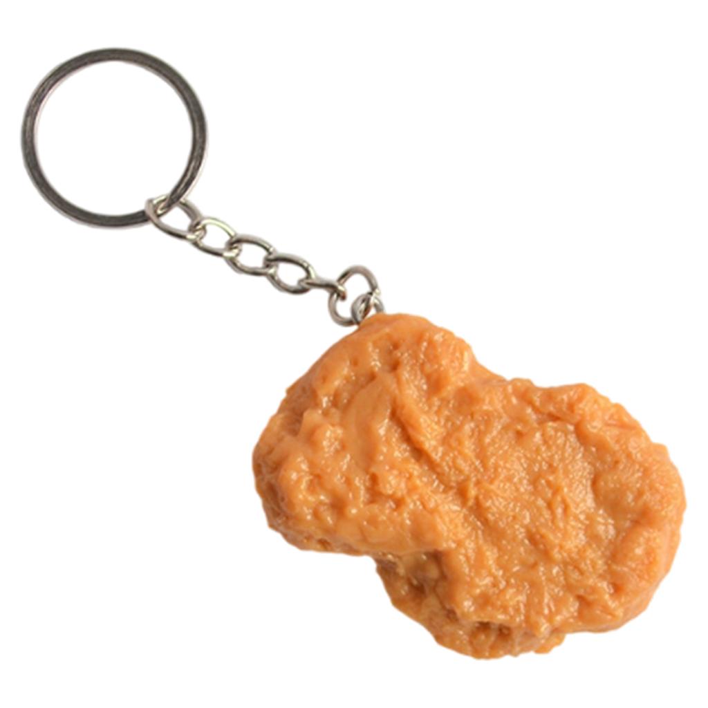 Chicken And French Fries Keychain
