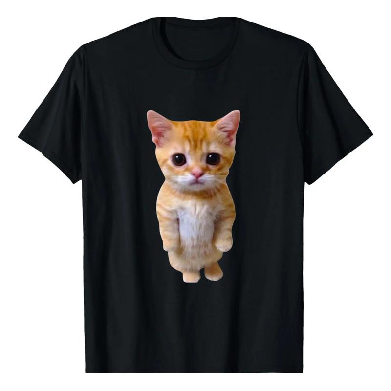 Camiseta Con Forma De ?i Heart El Gato?, Divertido Meme, Tri S