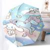 1pc Cinnamoroll Flying Fantasy: Automatic Opening/Closing Umbrella with Portable Tri-Fold Design, 8-Bone Iron Frame Outdoor Umbrella, Perfect Festival