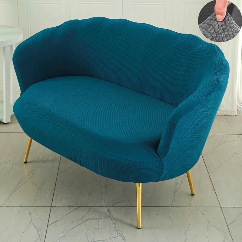 

2-Seater Elastic Jacquard Fabric Sofa Cover Stretch Couch Cover Sectional Sofa Slipcover Corner Case for Living Room 2-Seater