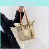 Stylish Street Trend Large Woven Tote Bag For Women Chic And Functional Summer 2024 Shoulder Bag