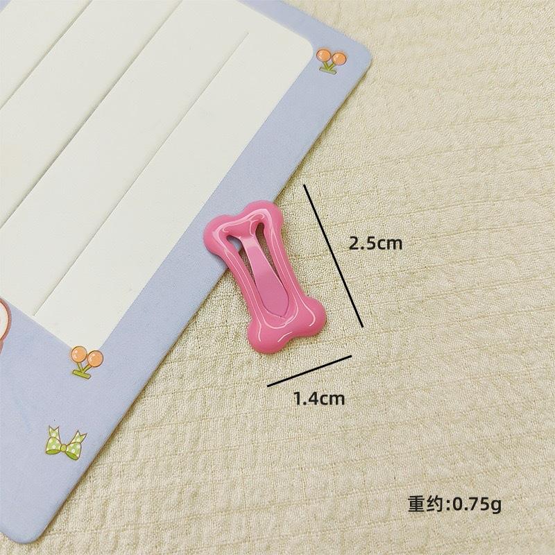2.5cm Oil Drop Dopamine Color Hair Clip Small Bone Sweet Cute Girl BB Clip Side Bangs Broken Hair Small Hair