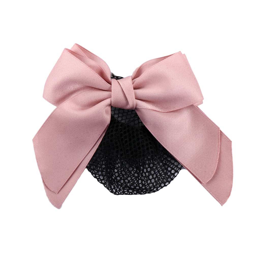 Hair Clip Elegant Hotel Female Nurse Bowknot Hairgrips Cover Net Ponytail Clip Women Spring Clip Korean Bun Snood