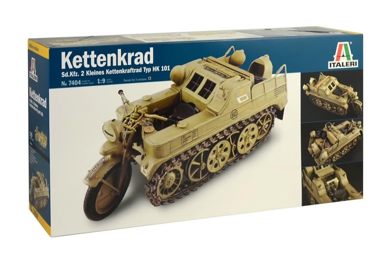 Platz Italeri WW2 German Kettenkrad Plastic Model IT7404 1/9 (Combat Vehicle)