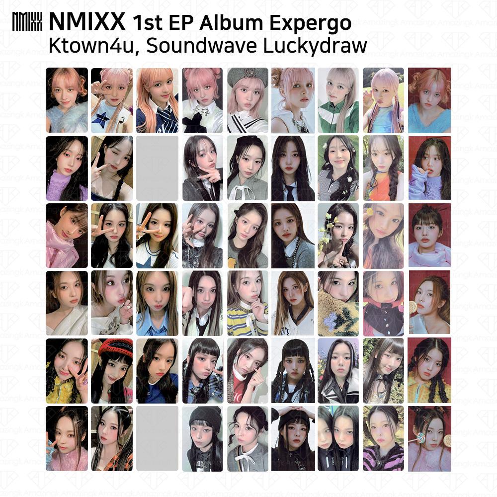 

NMIXX 1-й EP-альбом Expergo Lucky Draw Фотокартка Открытка Soundwave Ktown4U KPOP