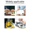 10X Stirnbandbrille Lupe Verstellbare Größe LED Lupe Lupenbrille Zum Lesen Optivisor Lupe Beleuchtet