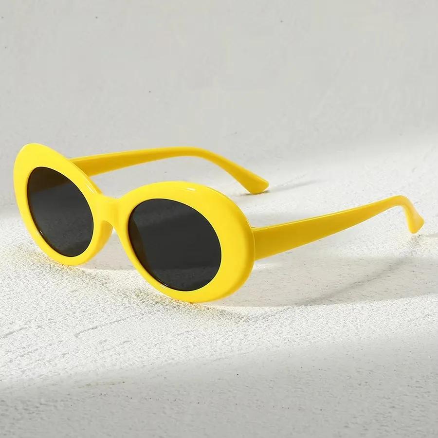 123Pcs Fashionable Oval Frame Glasses With Retro Academic Style Suitable For Street Pography And As A Holiday Gift
