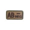 Badge Blood Type Velcro Embroidery Patch Clothing Backpack Accessory Decoration