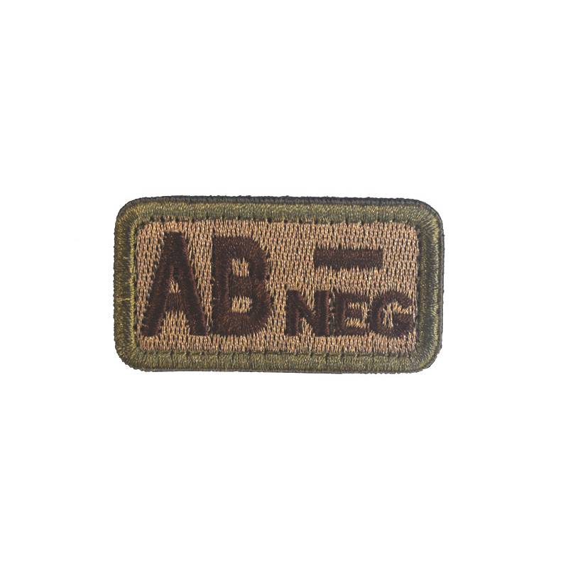 Badge Blood Type Velcro Embroidery Patch Clothing Backpack Accessory Decoration