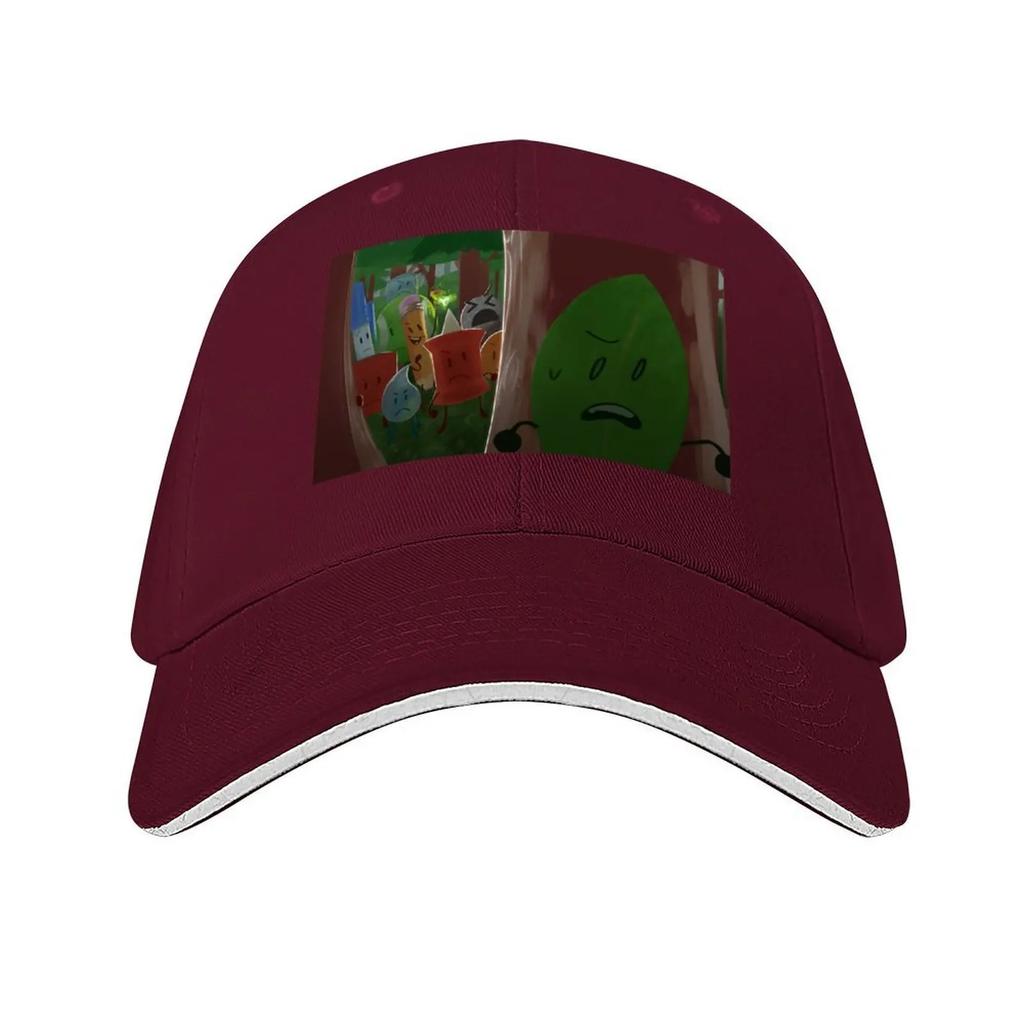 BFDI Leafy Chase Scene Baseball Cap Hood Visor tactical cap Sports Cap Man Womens