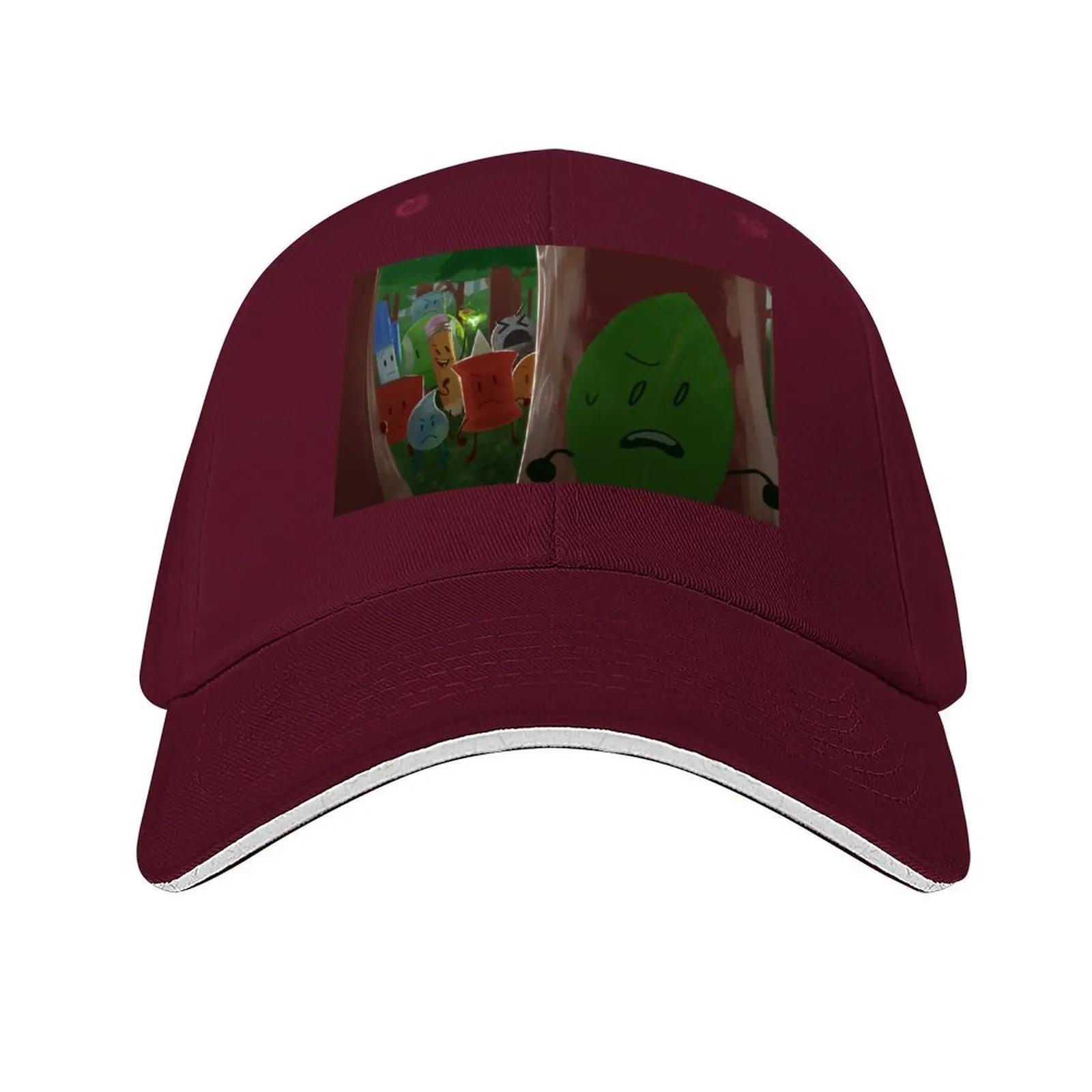 BFDI Листик Сцена Погони Бейсболка Капюшон Козырек Тактическая Кепка Спортивная Кепка Мужская Женская