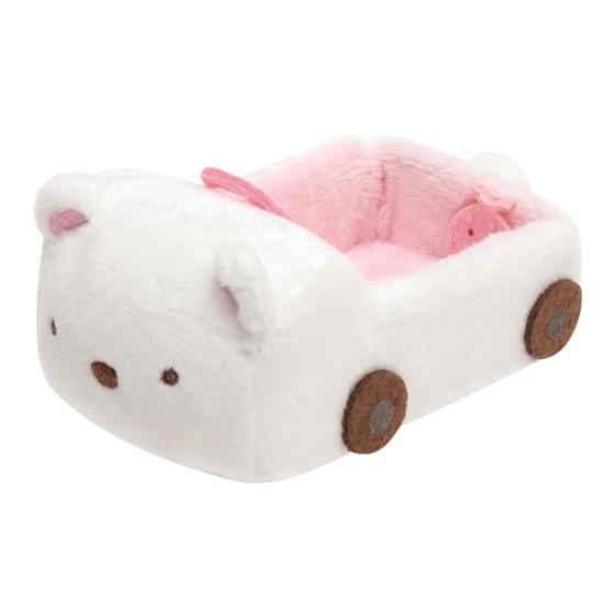 San-X Sumikko Gurashi Tenori Plush Toy Car (Polar Bear) MX97701