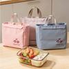Lunch Box Insulated Bag, Hand-held Insulated Lunch Box Bag, Thickened Insulated Bento Bag, Student Large-capacity Aluminum Foil Bag with Rice Bag