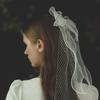 Bride Veils Mesh for Girls Balletcore Mesh for Pageant Prom Bridal Hair Accessories Stage Props White Veils for Bride