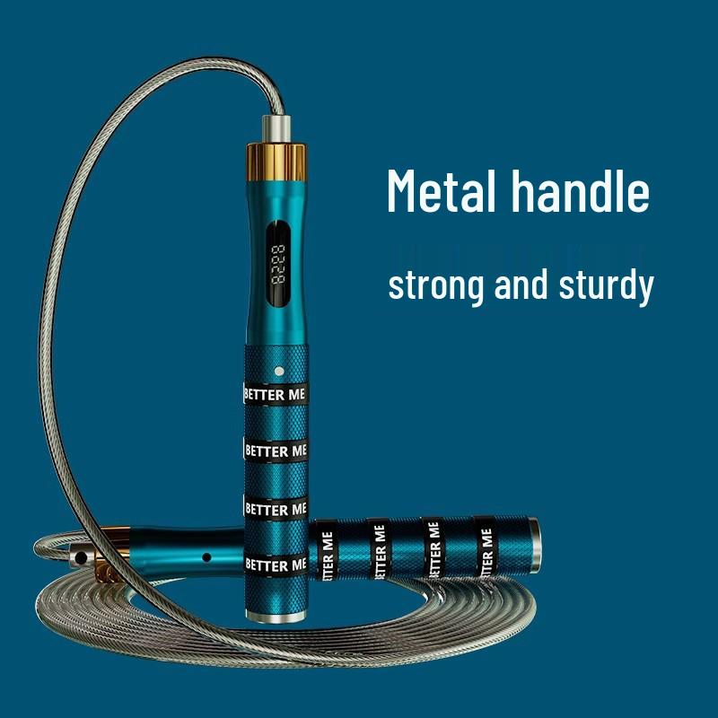 MOGOLD Smart Bluetooth Jump Rope with Counting & Four Silicone Rings