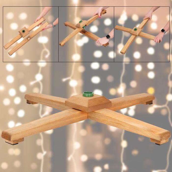Sapin de Noël artificiel - SPRINGOS - Épicéa de Sibérie - 220 cm - Durable - Facile à installer