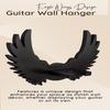 Suport de perete pentru chitară, din lemn, design aripi de vultur, pentru chitare acustice, electrice și ukulele