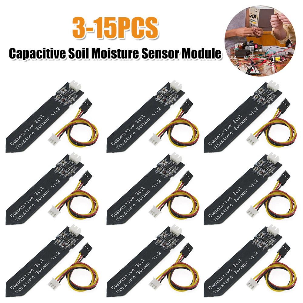 Soil Humidity Moisture Sensor Module Wide Voltage 3.3V Garden Watering DIY Module Corrosion Resistant W/ Gravity for Arduino