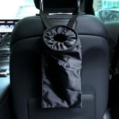 Car Dustbin Garbage Bag Dust Seat Back Storage Rubbish Bin Box Sundries Holder Organizer Pocket Bags Trash Can Car Accessories