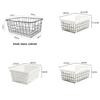 Storage Basket With Iron Material For Home Office And Bathroom Organization