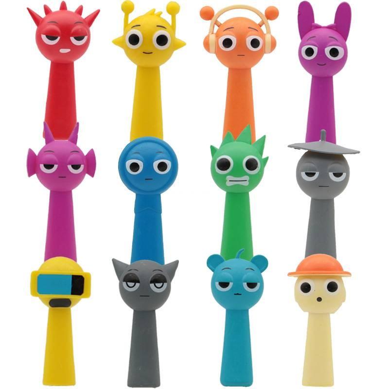 Adorable Rhythm Box Blind Box Toy Set With Pvc Figures And Collectible Cards